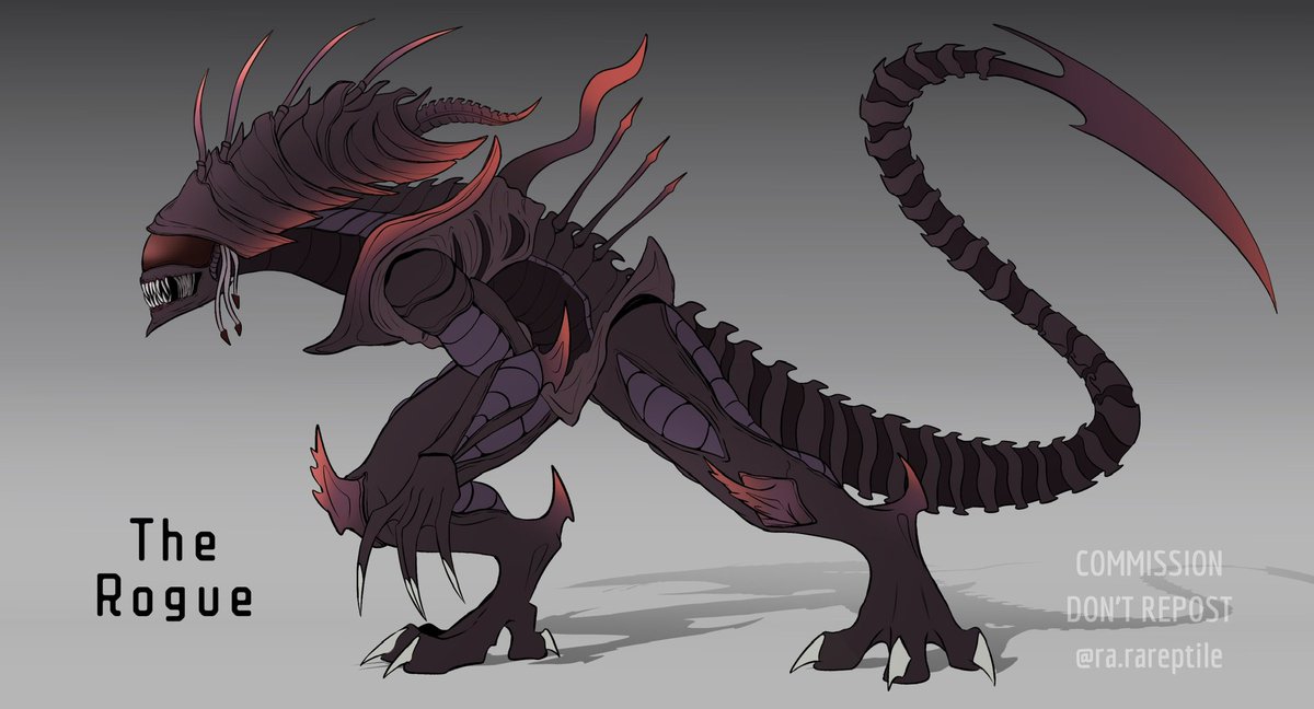 RaRareptile's tweet photo. Xeno king simple ref commission

#xenomorph #alien https://t.co/84JkHEIs8a