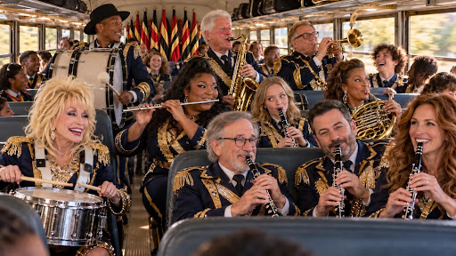 Accoladi's tweet photo. Dolly Parton, Steven Spielberg, &amp; Pharrell Williams were in marching band.

Give your students something cool to read on the bus to contest: https://t.co/98nwy8FJTB 🎺🚌 https://t.co/ZgJLkUiFyc