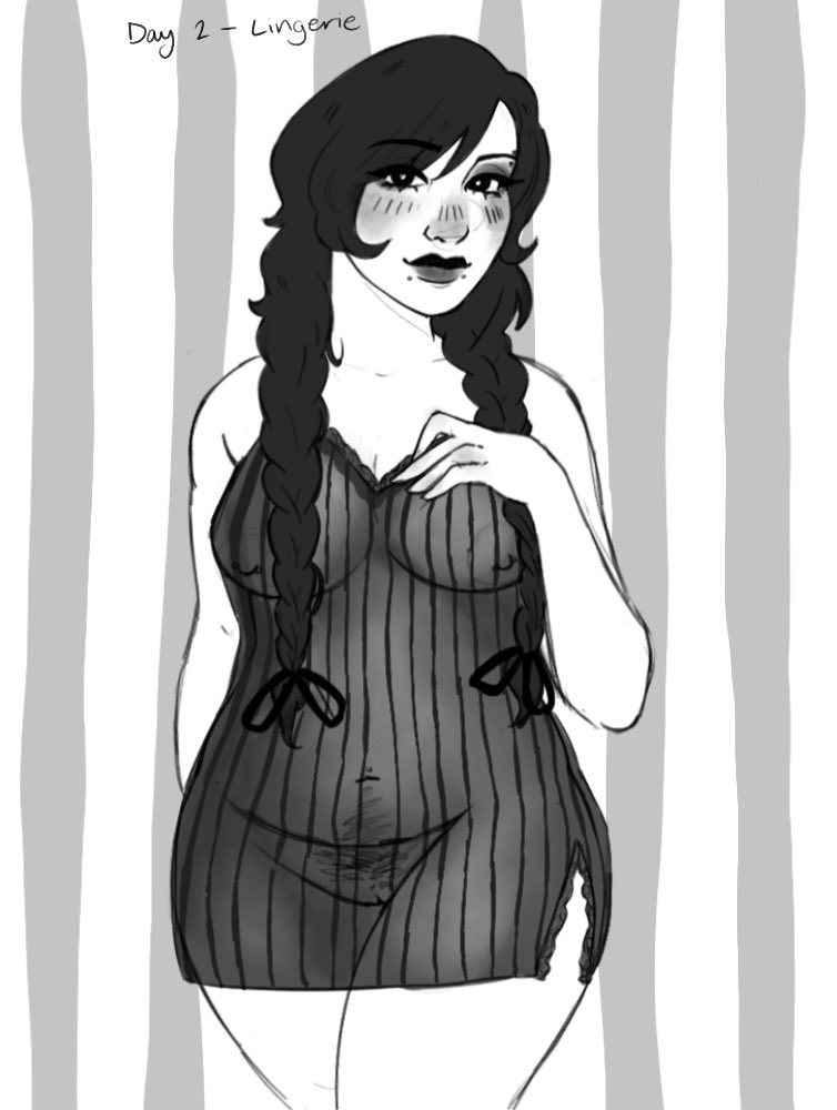 heresyblasphemy's tweet photo. lingerie #kinktober #oc https://t.co/aGowsJUutG