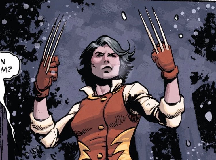 JaneWolverine's tweet photo. She heard a scream, these vampires don’t quit. And seeing the sky was red, as if it couldn’t get worse already…

“Guess I’m gonna have to fight all of you blood suckers all night

Even if it takes an #ETERNALNIGHT.” https://t.co/oNsMHqQJeo