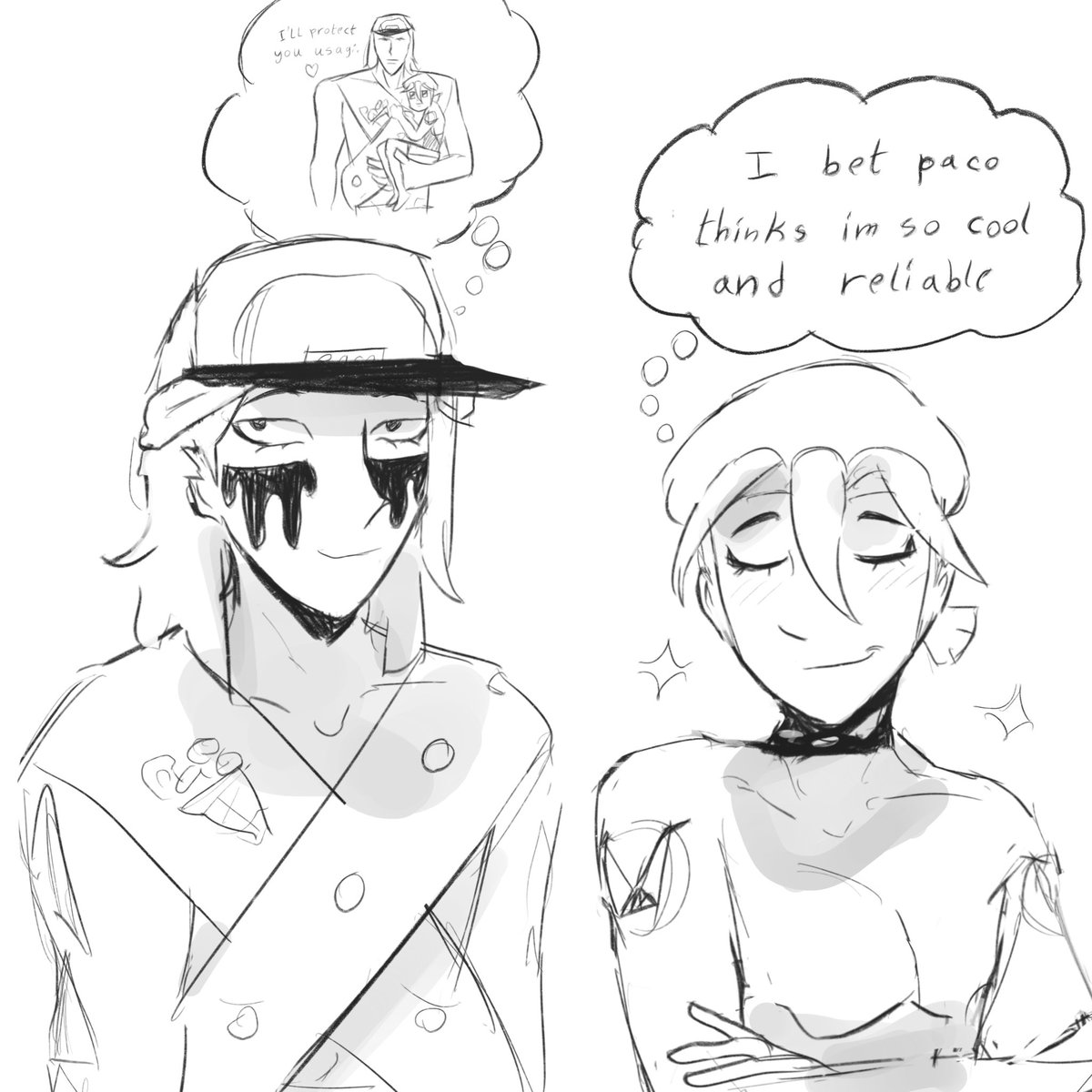 ahipla's tweet photo. i havent drawn pacusagi in a while https://t.co/tnkxXfG8t2