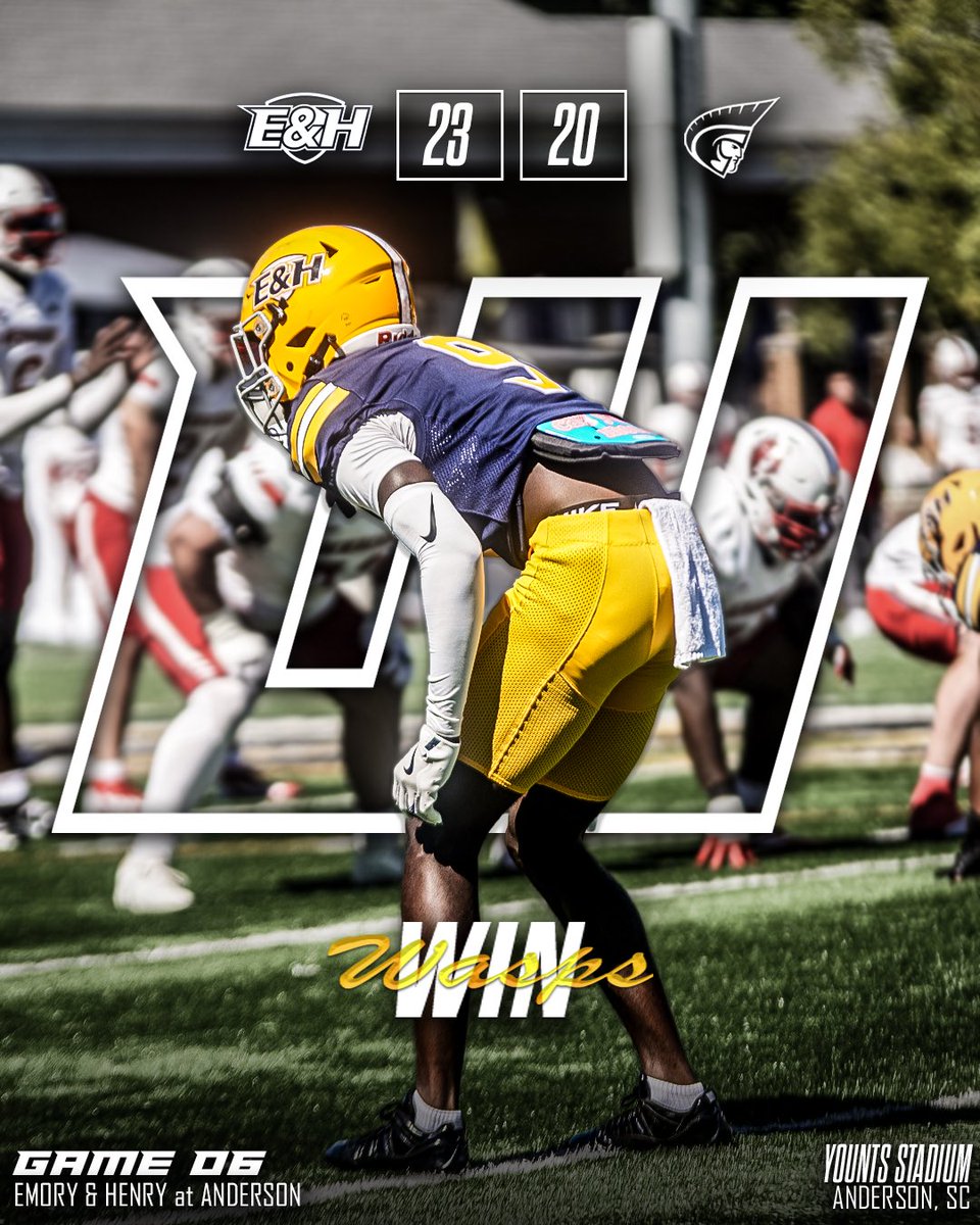 EmoryHenry_FB's tweet photo. 𝘽𝙖𝙘𝙠 𝙤𝙣 𝙩𝙧𝙖𝙘𝙠.

#GoWasps 
#BlueCollarGoldStandard https://t.co/AjCRuRe2C0
