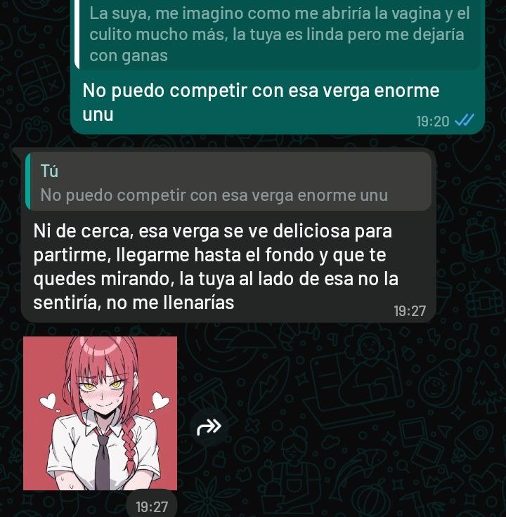 Ayrty175's tweet photo. Esto me causó gracia, miren como reaccionó la novia de este pitochico al ver lo que yo tengo entre las piernas :3
#horno #cock #bigcock #cuck https://t.co/dAotWc3FBn