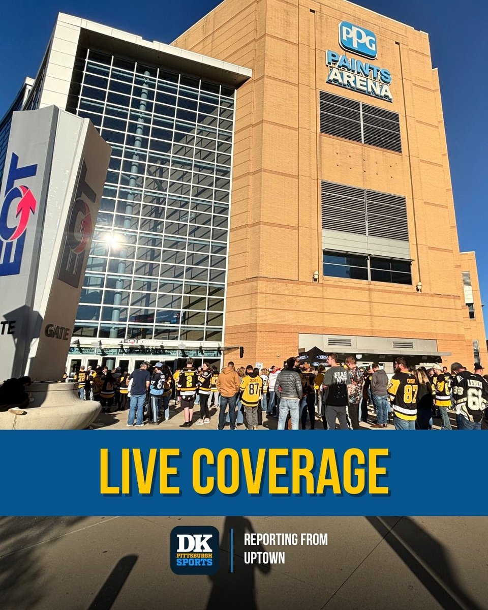 DKPghSports's tweet photo. It's a hockey night in Pittsburgh.

Follow along with Taylor Haase and Dejan Kovacevic from PPG Paints Arena tonight: https://t.co/0fizzsD7Yq https://t.co/fat6I7F4E4