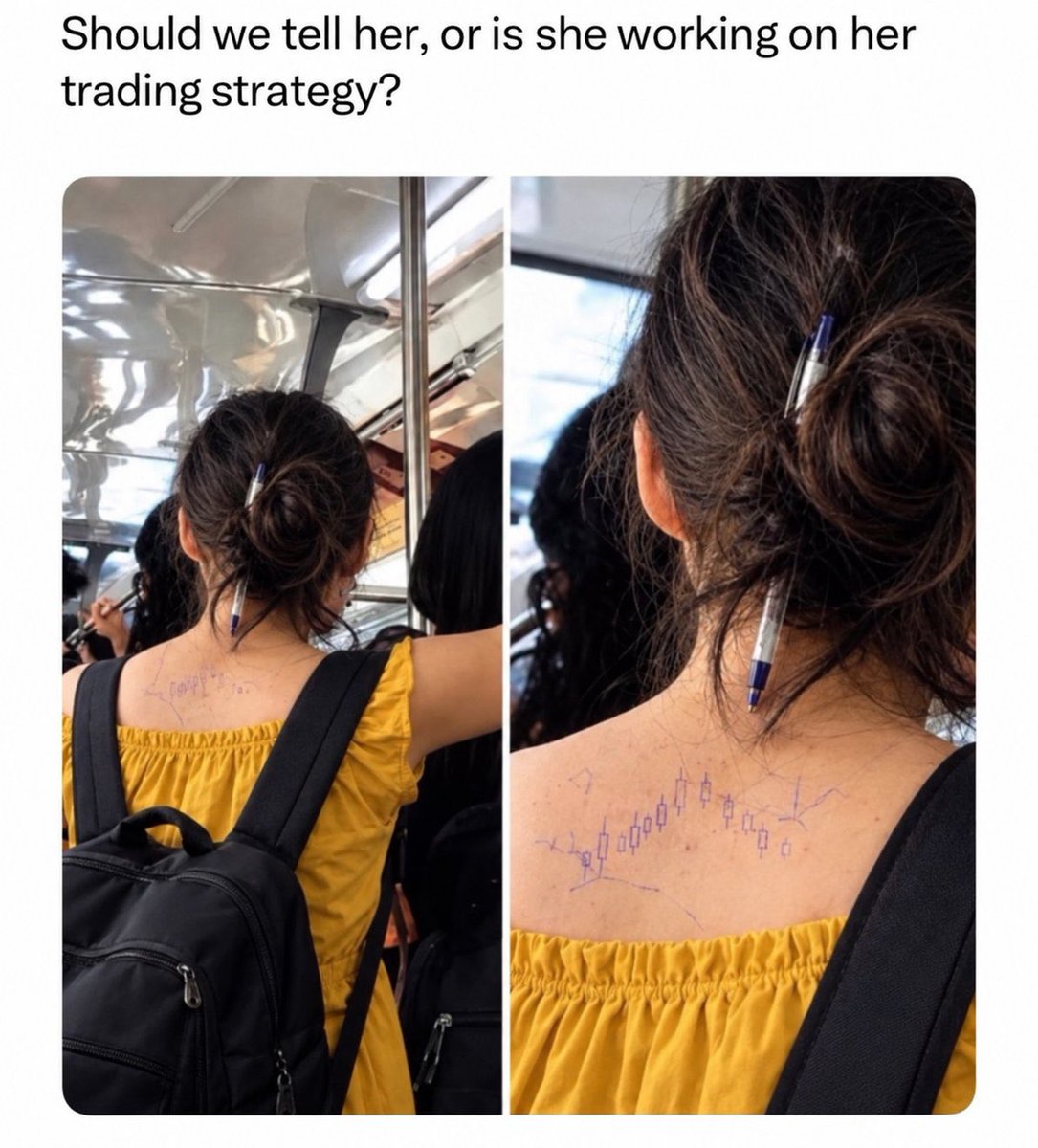 FreeMedia_'s tweet photo. I think we should let her know about that lol 😂 

#crypto #trading #stock #market https://t.co/6aNdmtNBr0