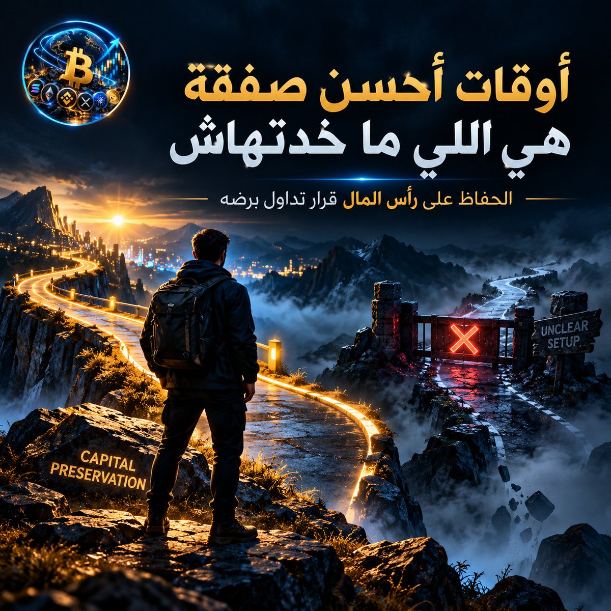 BlockVeyra_'s tweet photo. أكتر حاجة غيرت طريقتي في السوق؟ إني بطلت أعتبر إن عدم الدخول = فرصة ضاعت.

أوقات أحسن صفقة هي اللي ما خدتَهاش أصلًا، خصوصًا لما الصورة مش واضحة. الحفاظ على رأس المال قرار تداول برضه، مش خوف.

#Crypto #Trading https://t.co/uj278FgOEY