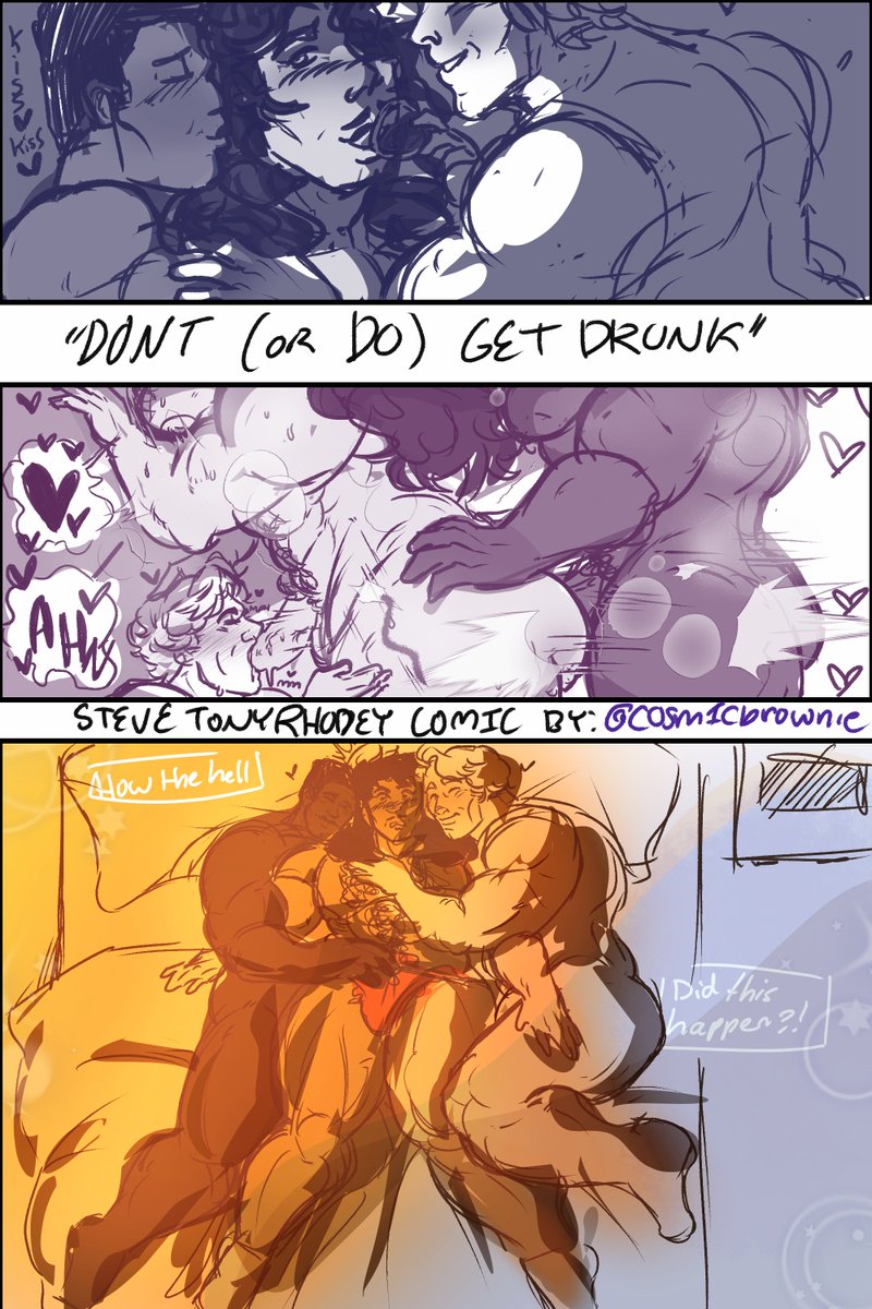 realcapfan01's tweet photo. dont (or do) get drunk #stevetony #rhodeytony https://t.co/smkGwWeHFv