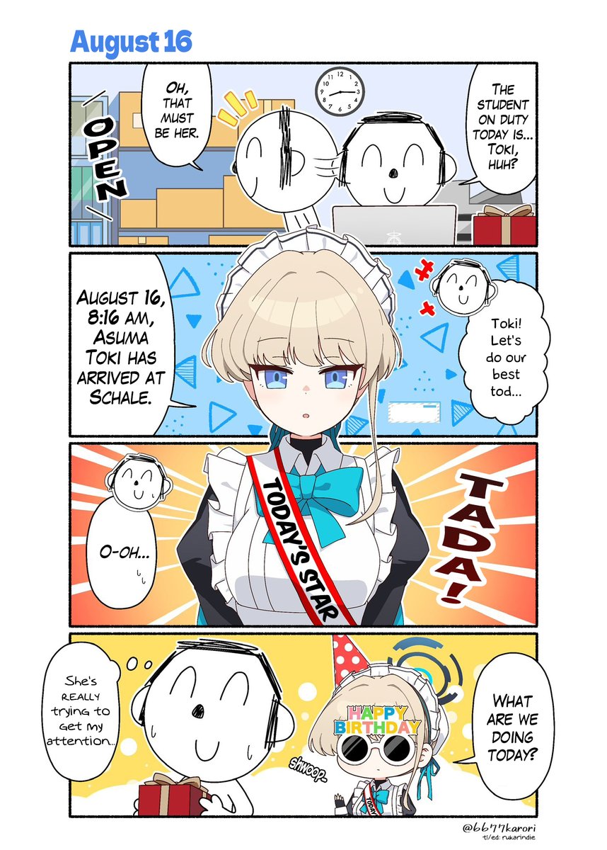 rukarindie's tweet photo. A bit late, but happy birthday, Toki!

TL/ED: @rukarindie
Art: @/6677karori https://t.co/p347b10LIE