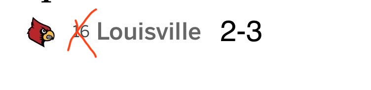 MiamiCanes55's tweet photo. @LouisvilleFB Congrats on being absolutely misunderstood. You are now under .500. This team is a joke. https://t.co/I6Xz9Q5vKi