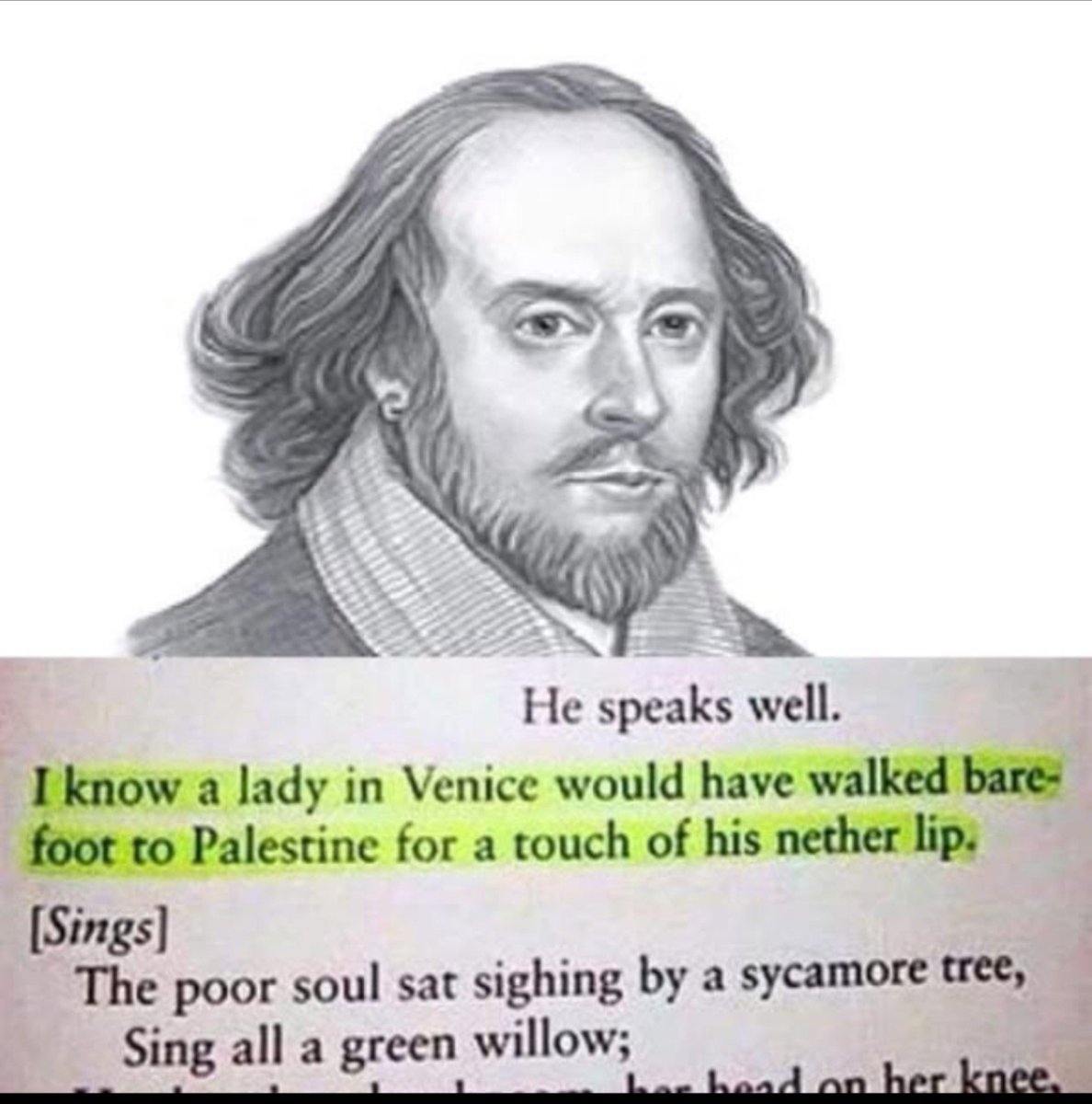 Sadecemihenk's tweet photo. Palestine doesn’t exist.

Meanwhile, Shakespeare in 1603: https://t.co/8ZdahCHN77