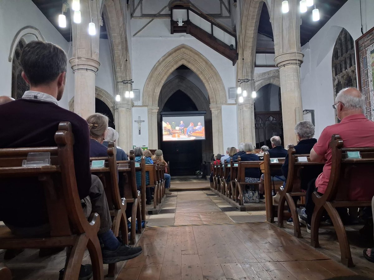RutStamSound's tweet photo. On Graham Wright’s #SundayBreakfast at 8.15am it’s the final 'Sunday Morning Thought' from Revd Stephen Gamble - but he’s leaving some special Rutland music behind.🎻🎶⛪️

And, at 8.40am, we hear about 'The People's Emergency Briefing' which took place this week in Ketton.📽️🗣️🌍 https://t.co/p73J72esPT