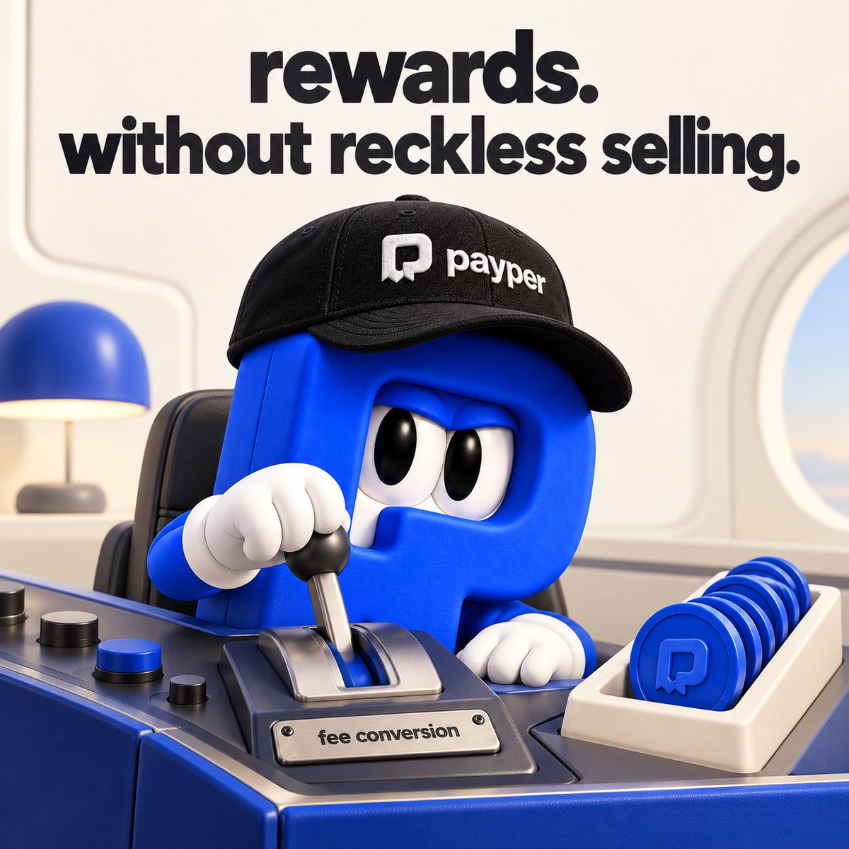 payperfun's tweet photo. you might have seen a payper wallet selling on floors. and wondered: what the heck is going on. let’s explain.

the 3% transfer fee on buys and sells is collected in the token itself. we convert those tokens into USDC, or the coin’s paired asset, to fund rewards.

that conversion creates sell pressure. hence we optimized it a tad bit. but some of you said it’s not enough. fair criticism.

conversions are now capped against buying volume, with additional price-impact limits. no buying volume means no conversion.

unconverted fees stay in the token until conversion conditions are met. payouts from those fees can take longer.

rewards matter. so does how we fund them.

holding has weight.