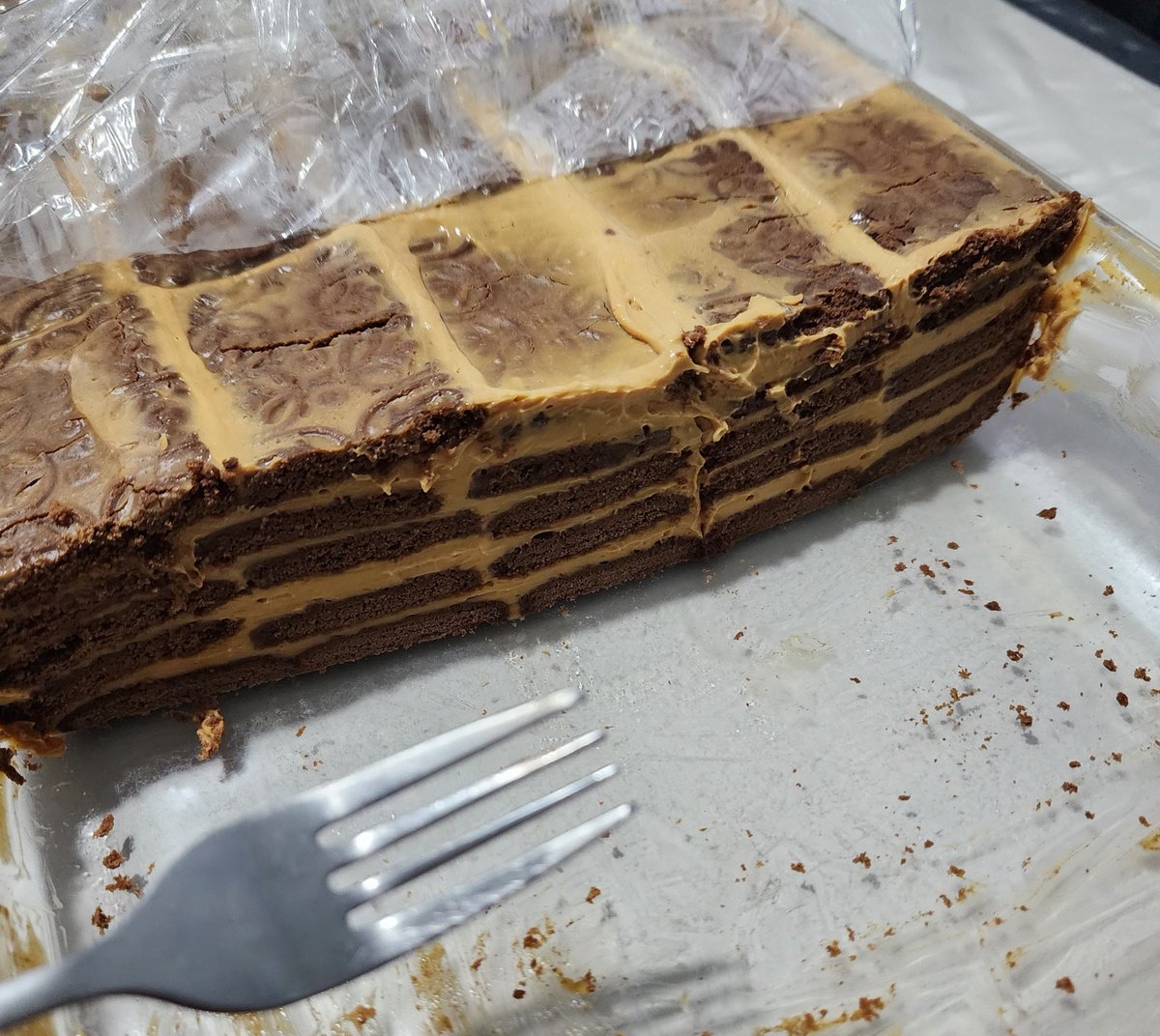 _l0whoe_'s tweet photo. imaginate tener novio y estar obligada a compartirle tu chocotorta de cumpleaños nono dejaaa https://t.co/ffhYbzHw5l