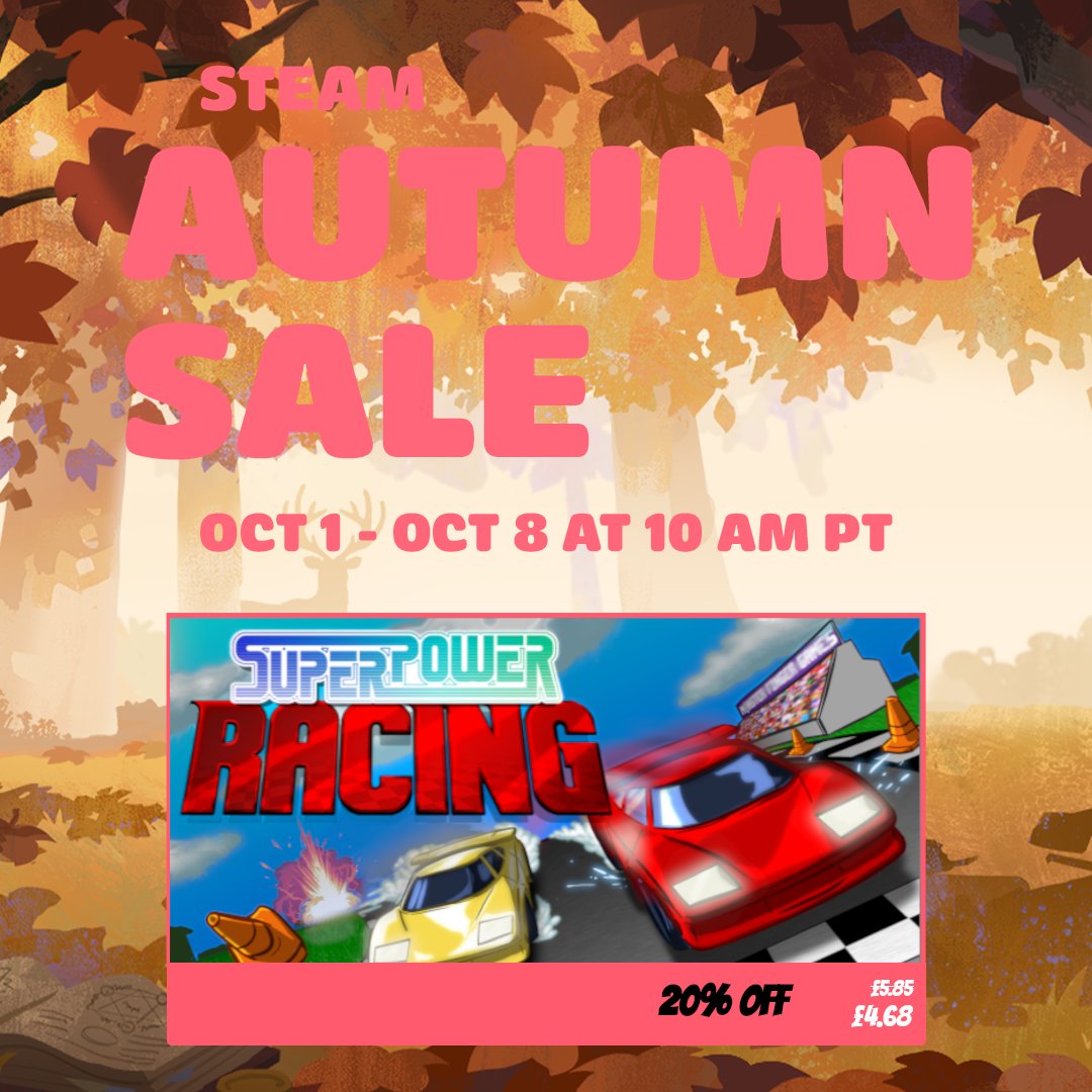 KKindiegame's tweet photo. Anyone looking to grab a bargain during the Steam Autumn Sale? 🤑

My game is available with 20% off!

#indiedev #gamedev https://t.co/XKagtr1EVa