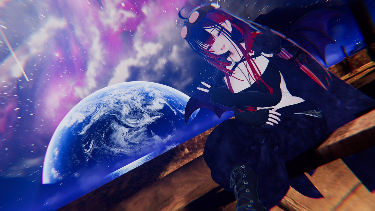 niniko_koo's tweet photo. Lost somewhere between the stars.

#vrchat #vrchatcommunity #vrphotography https://t.co/2vgaxh3bW7