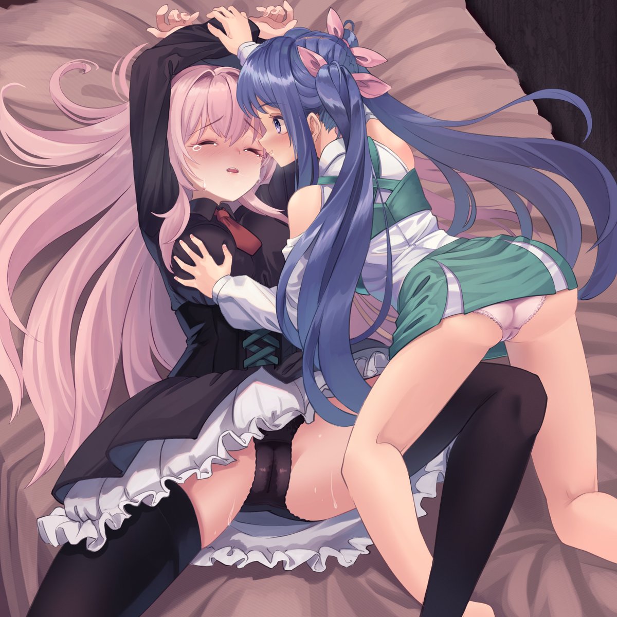 citronphantasm's tweet photo. こないだskebで描いたレズセックスピクチャー放出しておこうっと… https://t.co/sGZkTB9BuM