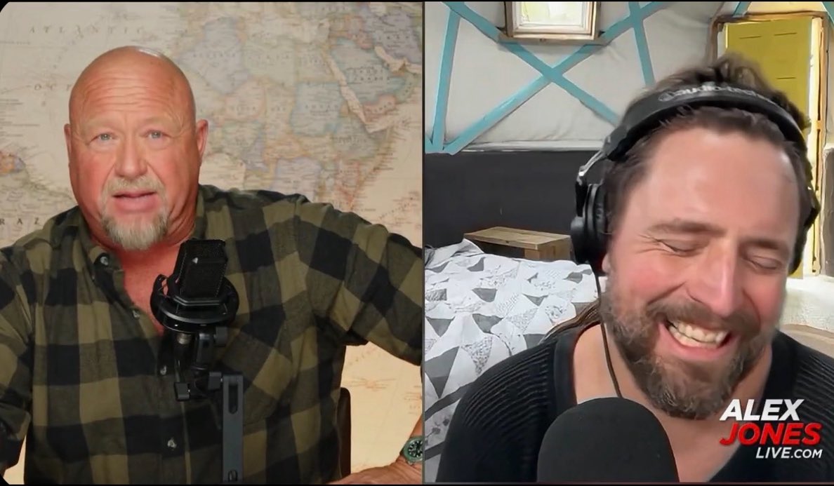 OwenBenjamin's tweet photo. I got Alex really pissed off but it’s hilarious. He’s just passionate about male erectile girth.
Full talk at https://t.co/9J2ajPPrw2 https://t.co/Ne5UFy2PyV