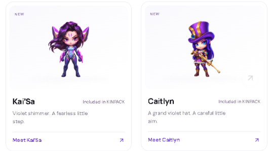 FogacaGG's tweet photo. For LoL fans—the first two characters in CODEX/DOT have arrived: KINPET :D https://t.co/QPih69z0yA