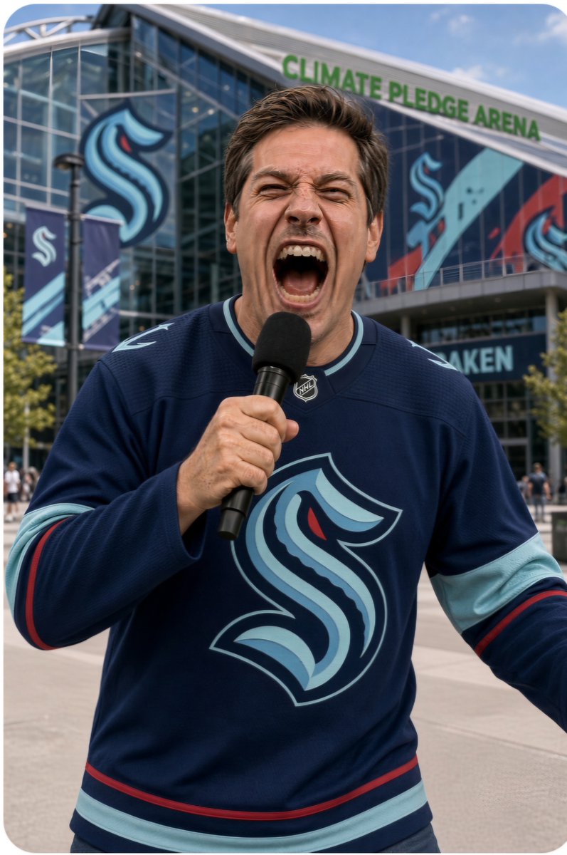 danseafan's tweet photo. KRAKEN GAME DAY! π¦π
@SeattleKraken are 1-0 after smoking Calgary 6-1, and tonight they take on McDavid and the @EdmontonOilers in Edmonton, 4 PM PT on KONG & Prime Video. Who's lighting the lamp first? π
Rain or shine, Seattle's mine! π€ #DanTheFan https://t.co/hrIMDtxy99