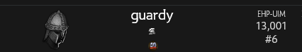 GuardyOSRS's tweet photo. 13K EHP (UIM) https://t.co/bUQDjva9tn