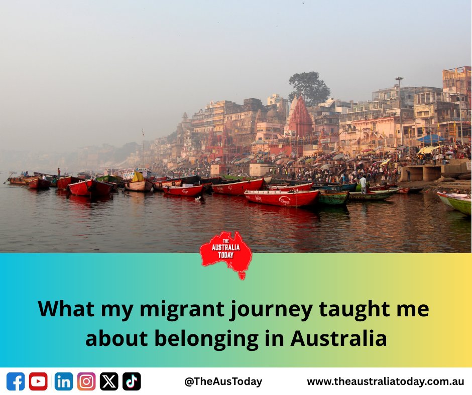 TheAusToday's tweet photo. What my migrant journey taught me about belonging in Australia, writes Prem Dwivedi

Read more: https://t.co/yEFGEAycbk

I came to Adelaide in 1995 as a scientist. But my journey began much earlier, under the shade of a banyan tree in a small village in Uttar Pradesh. From there, life took me across countries, cultures and continents, eventually bringing me to the place I now call home.

#Migration #MulticulturalAustralia #IndianAustralians #Belonging #Australia 

@DrAmitSarwal @Pallavi_Aus @AusHCIndia @HCICanberra @rishi_suri @AlboMP @narendramodi @myogiadityanath @PMalinauskasMP