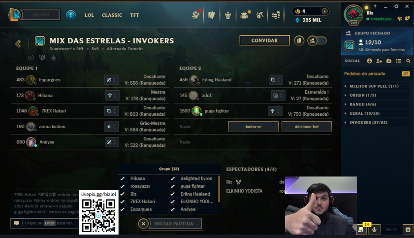 invokersgg's tweet photo. MIX DAS ESTRELAS — AO VIVO  

Onde assistir: 
https://t.co/f6FxqYm6nx 
https://t.co/8SyP1AWRRC