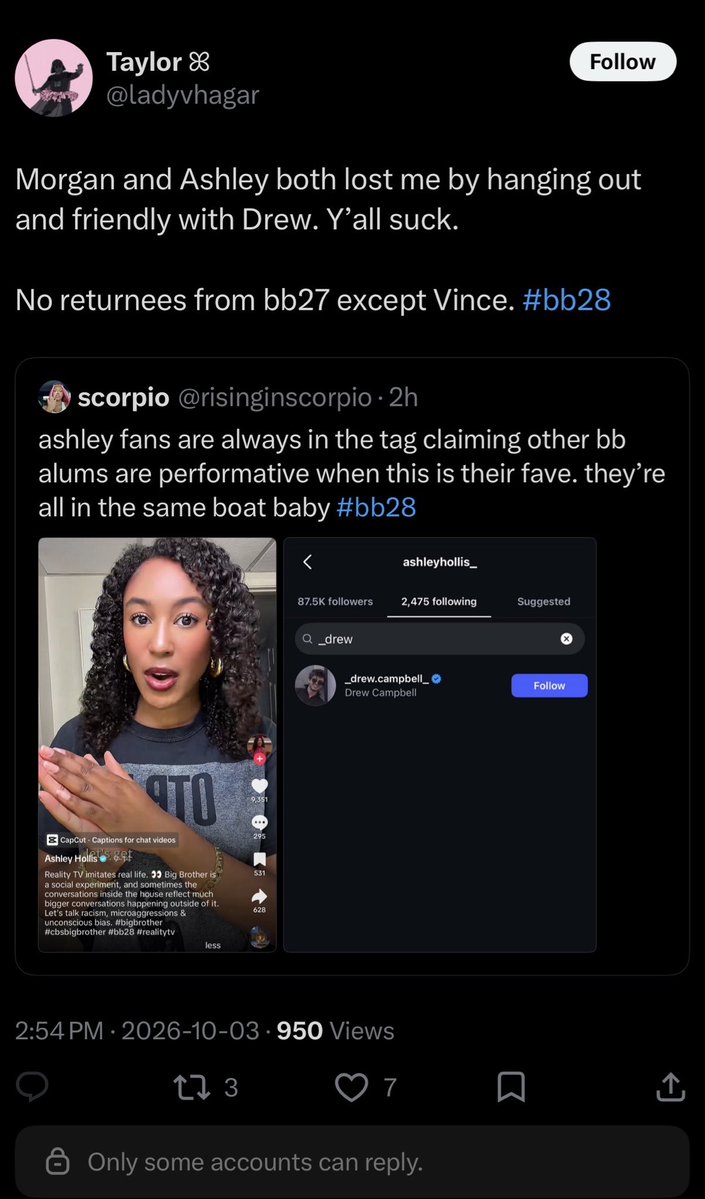 risinginscorpio's tweet photo. only reason i quoted you is bc YOUR replies are off tf? getting aggy for no reason https://t.co/kS0dKTUcFV