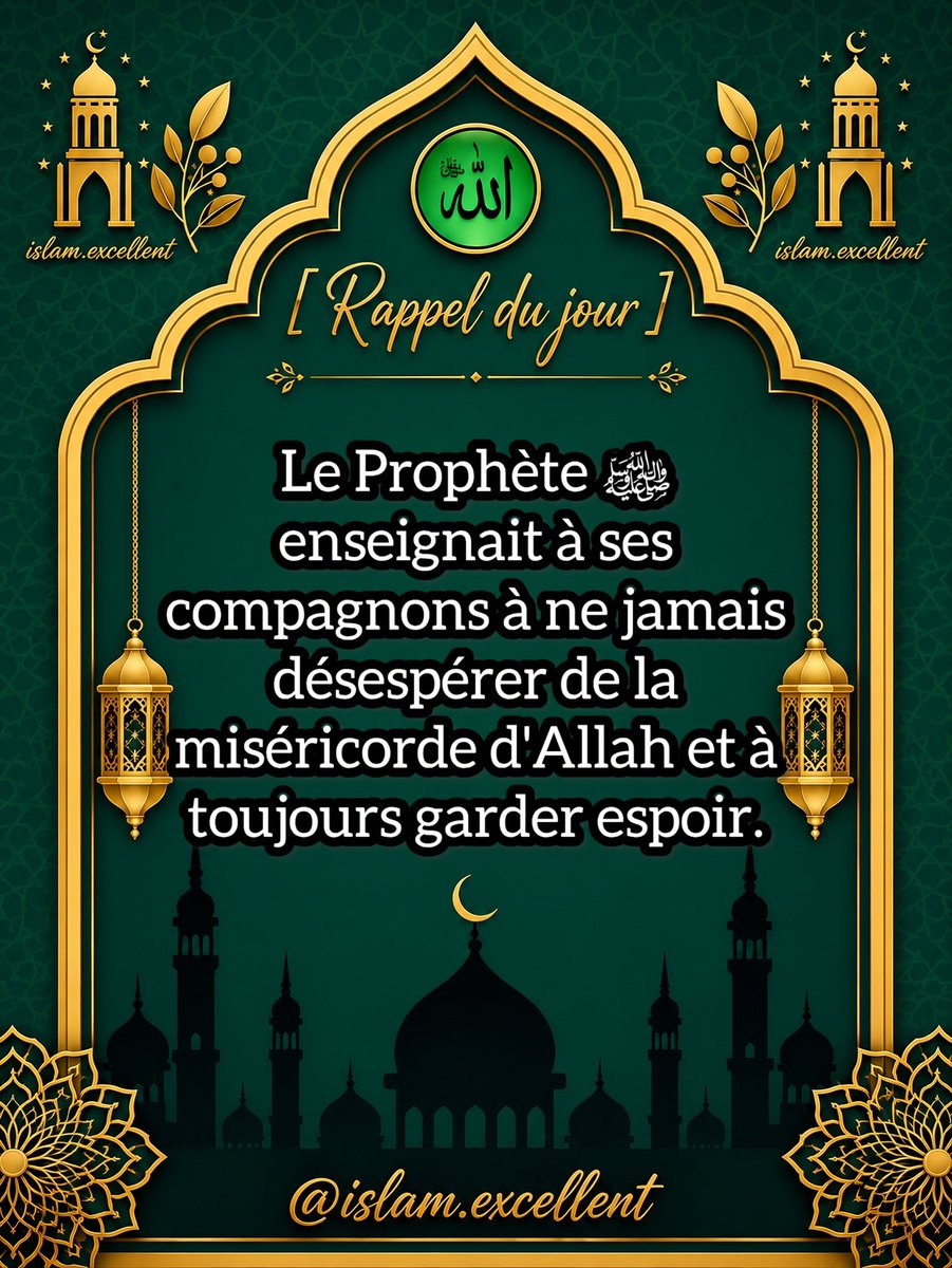Islam1excellent's tweet photo. Rappel https://t.co/idd1TcWSf4