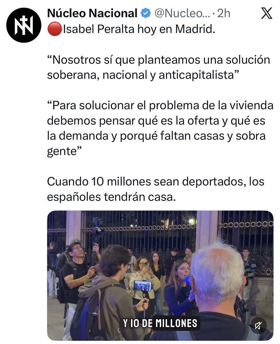 hectorjuanatey's tweet photo. Por lo que sea, no ponen la parte en la que Isabel Peralta menciona a Adolf Hitler como ejemplo de lo que hay que hacer. Ya los la pongo yo. https://t.co/b1cyK4VUA4