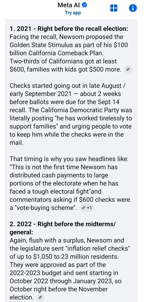 HB3ngineer's tweet photo. @NowPammsy @GavinNewsom @GavinNewsom has done the same thing twice before his reelections https://t.co/aZb0NA9qtu