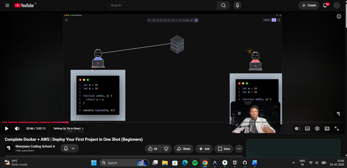 nets_456's tweet photo. Decided to learn 🐳Docker basics, so I’m starting with a project.

>Got to know about Conflict-free Replicated Data Types (CRDT).
>Yjs being used for real-time collaboration, implementing CRDTs.
>Monaco Editor powering the code editor. https://t.co/iit6uHZPxP