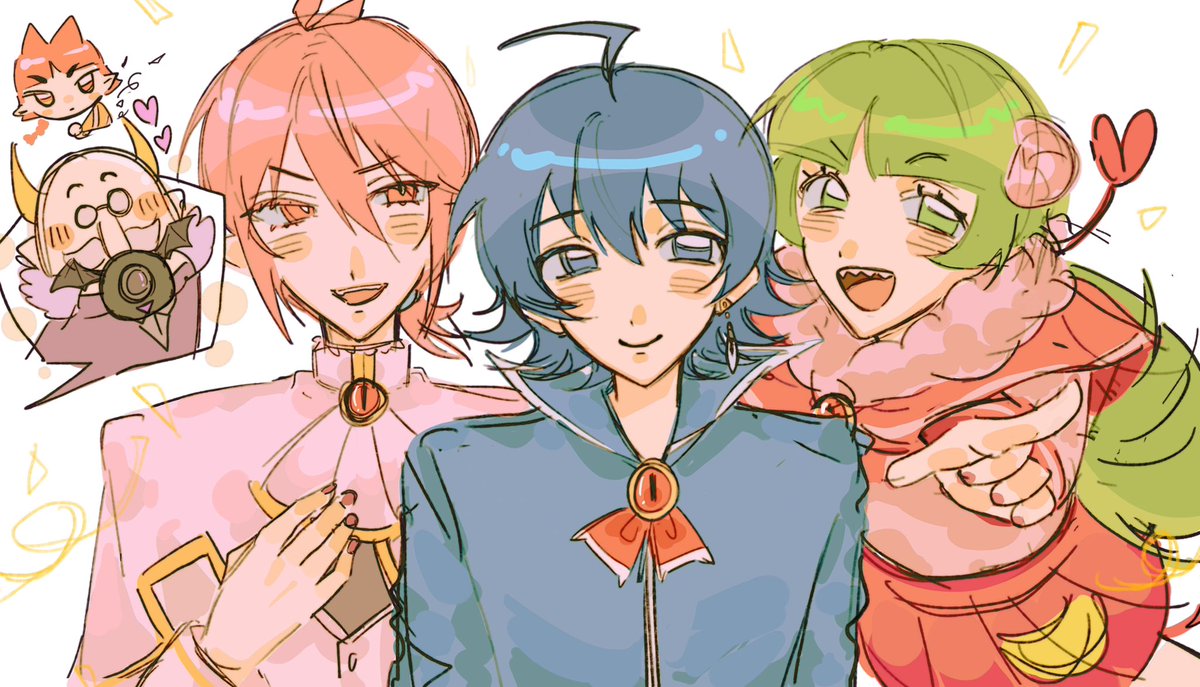 qiuuuuuuuunine's tweet photo. (,; ⩌ ;,)摯友！🩷🩵💚
#鈴木入間生誕祭2026 https://t.co/ygqUe6Q0b2