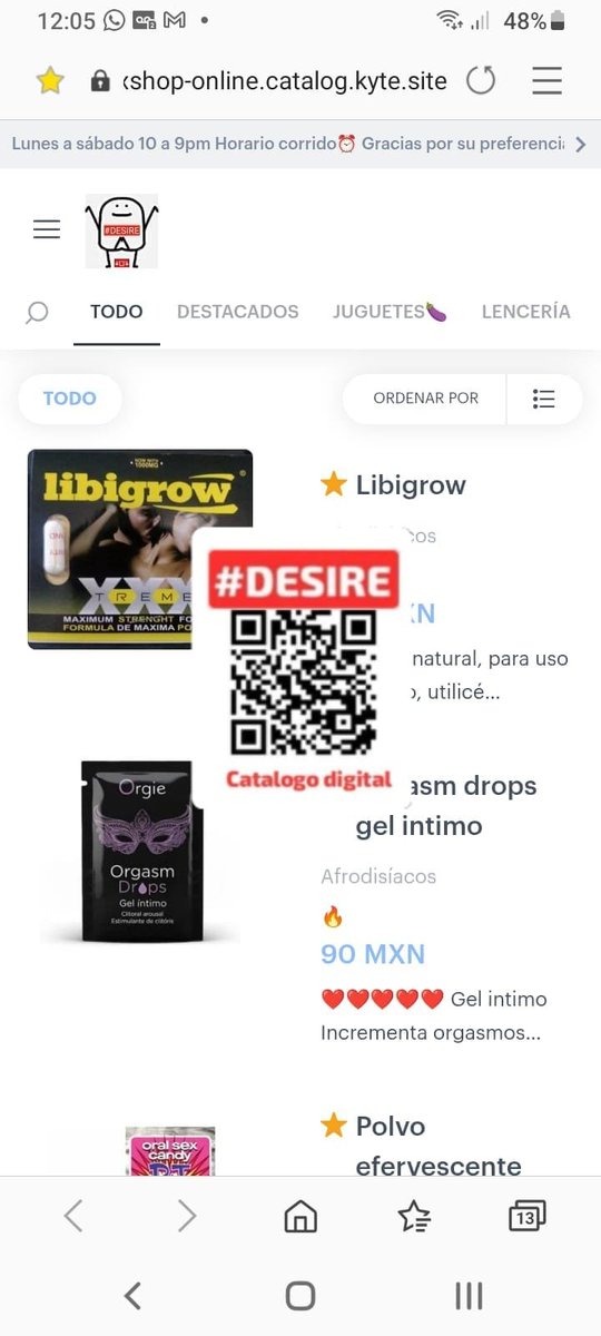 Juanperez0uux's tweet photo. Catalogo digital QR
#desire https://t.co/MR3nPNf4Vt
