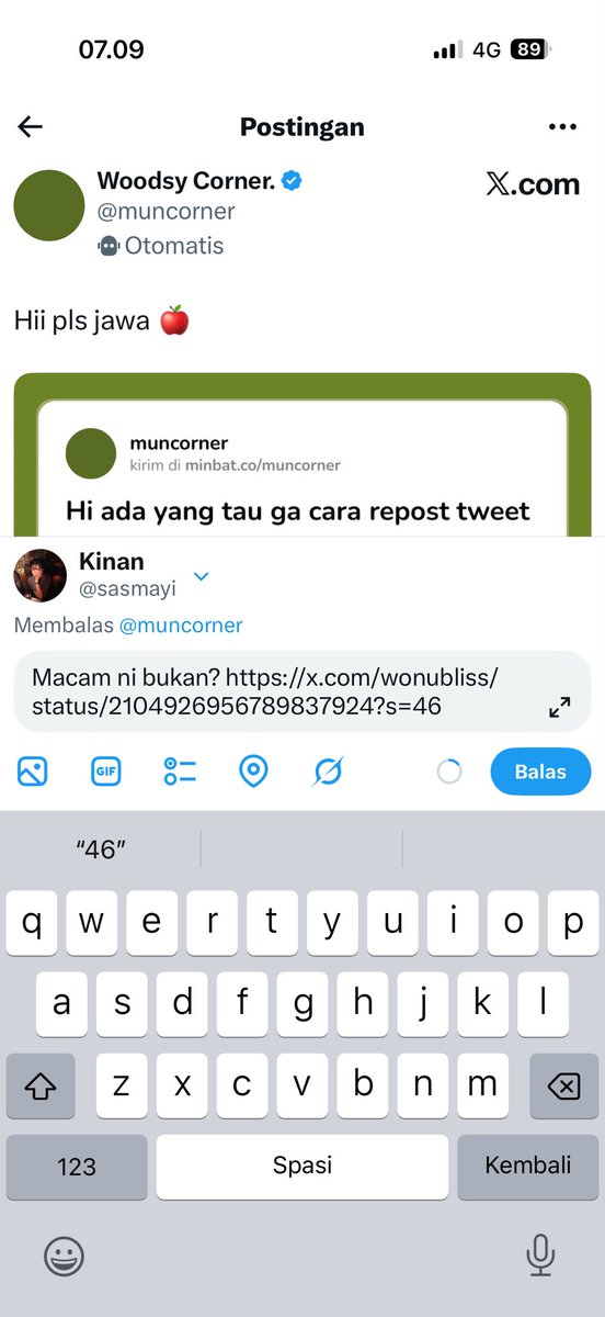 sasmayi's tweet photo. @muncorner Stepnya: kamu copas dulu link postingannya. Lalu dari paling belakang, hapus sampe tanda tanya (?) dan replace dengan /video/1 https://t.co/NnlwD5BbMf