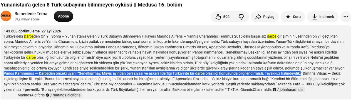 LatifErkan6's tweet photo. DARBEDEN ÖNCEKİ UYARI:
Panos Kammenos: 
“Genelkurmay, Mayıs ayından beri siyasi ve askeri liderliği Türkiye'de bir darbe olasılığı konusunda bilgilendirmişti. Teyakkuz halindeydik.
https://t.co/NcVOZROUwb https://t.co/QjgNa9wvYp