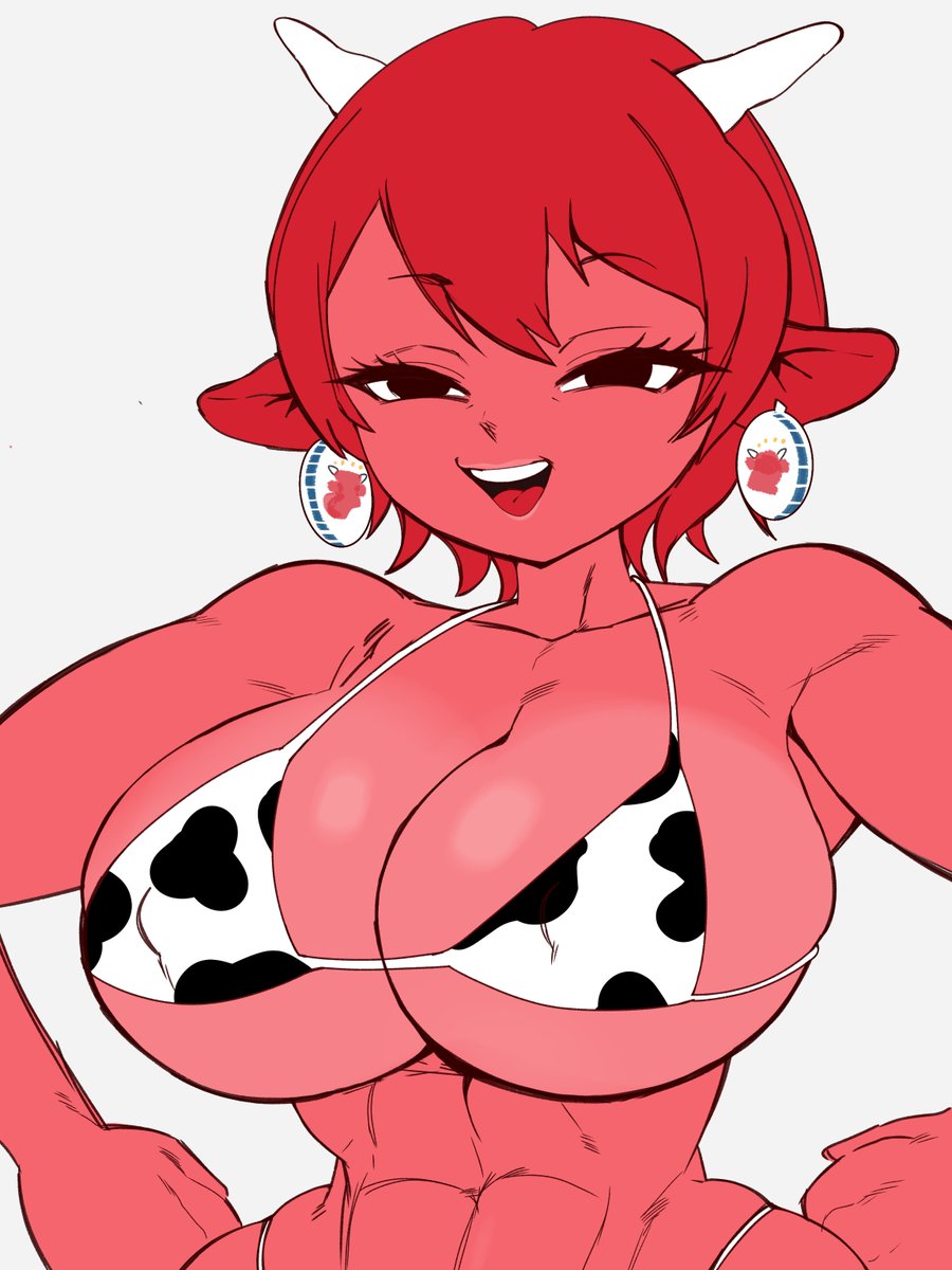 Destroyphew's tweet photo. Muscle mommy Laughing Cow https://t.co/LygzutnMN6
