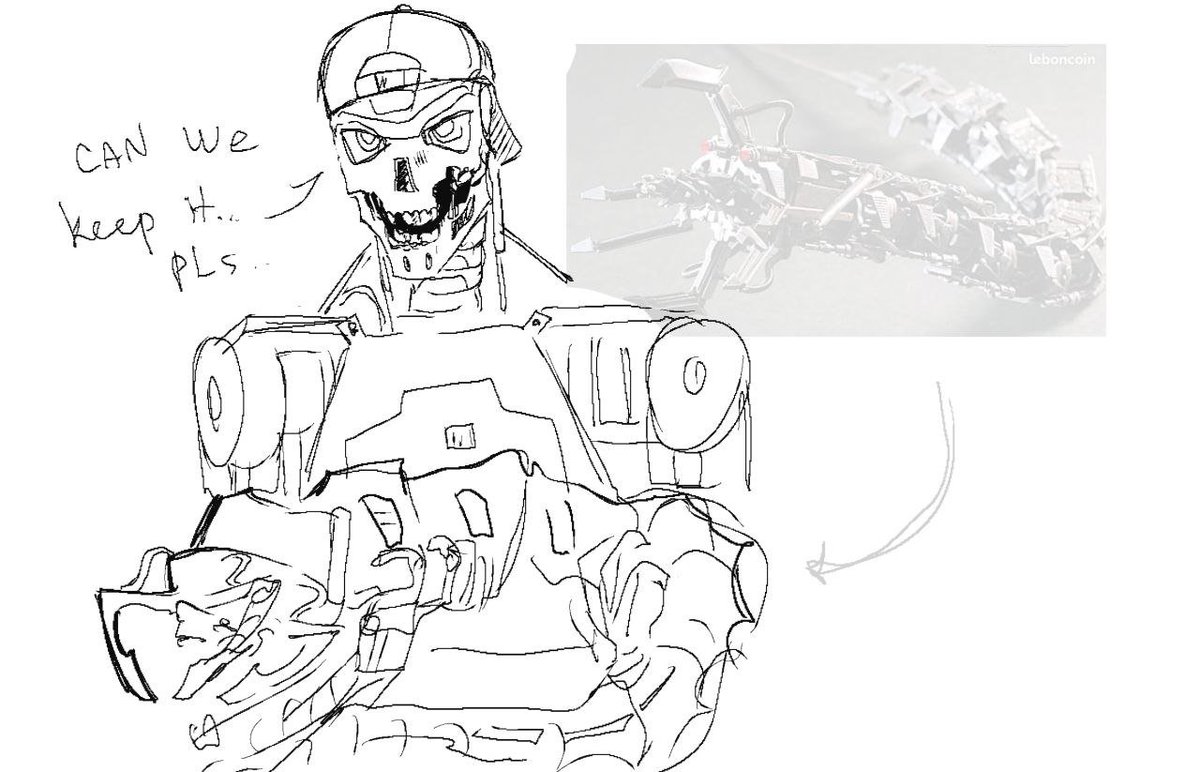 IRONFACEARTS's tweet photo. Also hi terminator fandom, here is my nothing burger oc
His name is Roy,  like Roy Orbison, he carries boxes and does nothing else and then probably dies

He has a Playlist 

https://t.co/9bK4f7e3wP

#terminator #art https://t.co/D7XM7Hesfp