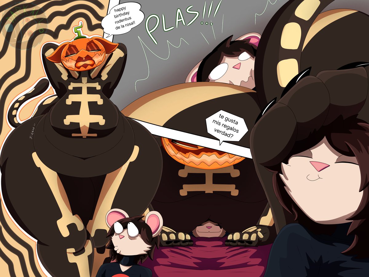 13Taitan's tweet photo. Feliz cumple @ImRodRodent  jeje disfrutes de tu gran día jeje. 
Oc: jacky; voy por ti ratoncito https://t.co/9Nrbom4VwW