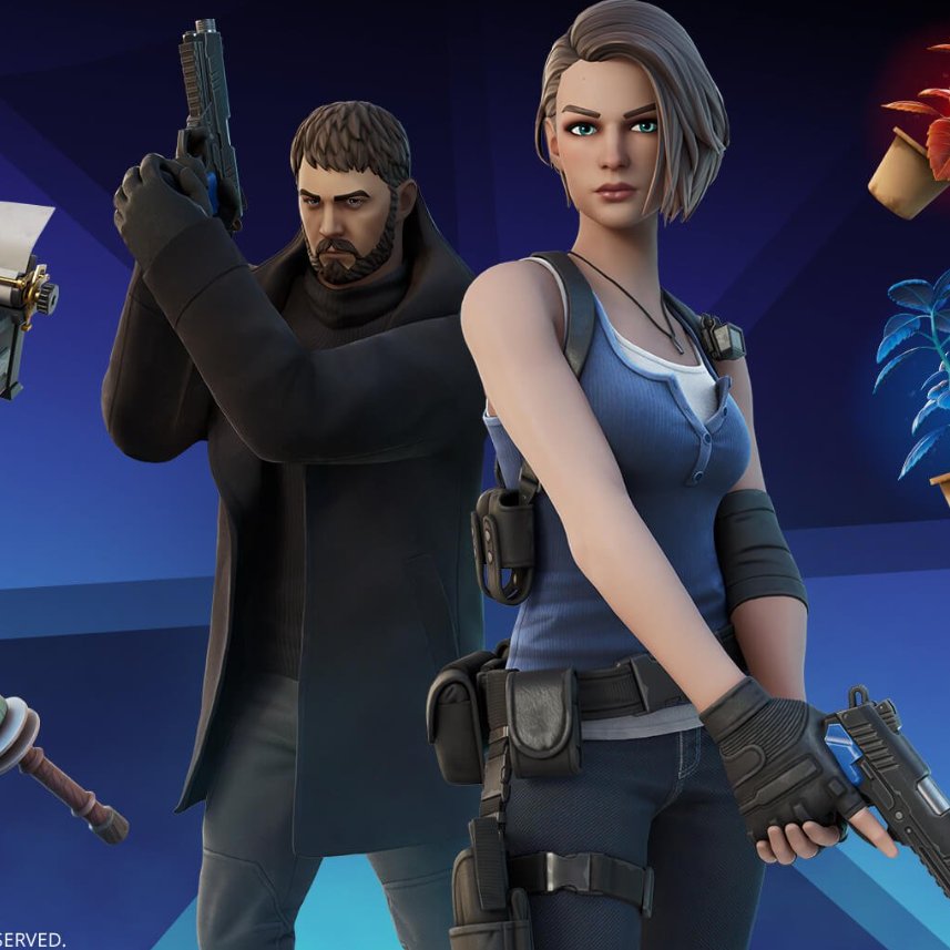SamLeakss's tweet photo. RESIDENT EVIL SKINS LEAVE THE SHOP IN UNDER 2 HOURS ‼️

AVAILABLE HERE: https://t.co/6qKQrBFAlS 

Use code SamLeakss to support me, I really appreciate it!! ❤️ #EpicPartner https://t.co/0LJfNgq79C