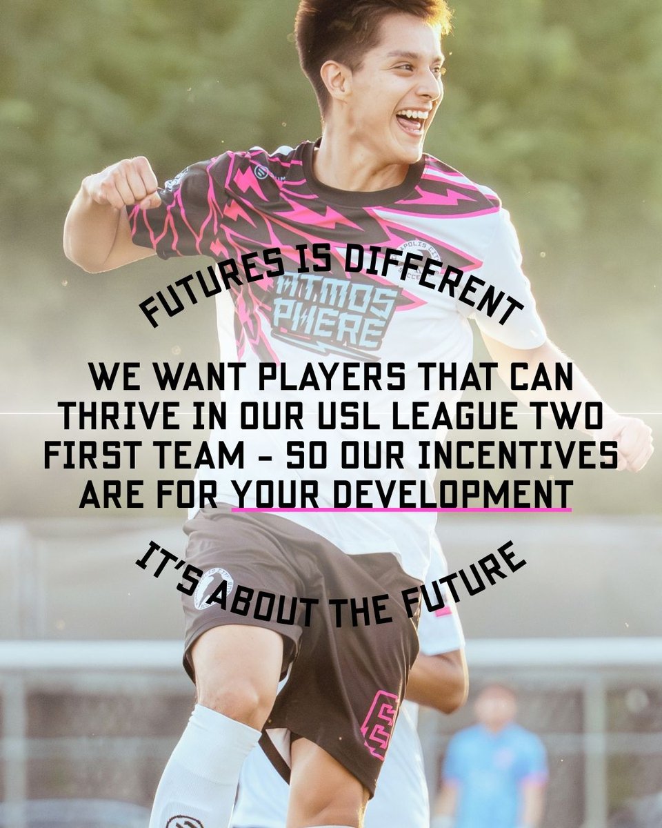 mplscitysc's tweet photo. Futures is a one-of-a-kind player development initiative for players aged 13+

And tryouts for the winter session start Nov 6.

Learn more and register: https://t.co/L2ChLrLUYH https://t.co/CzXkvNCHDd