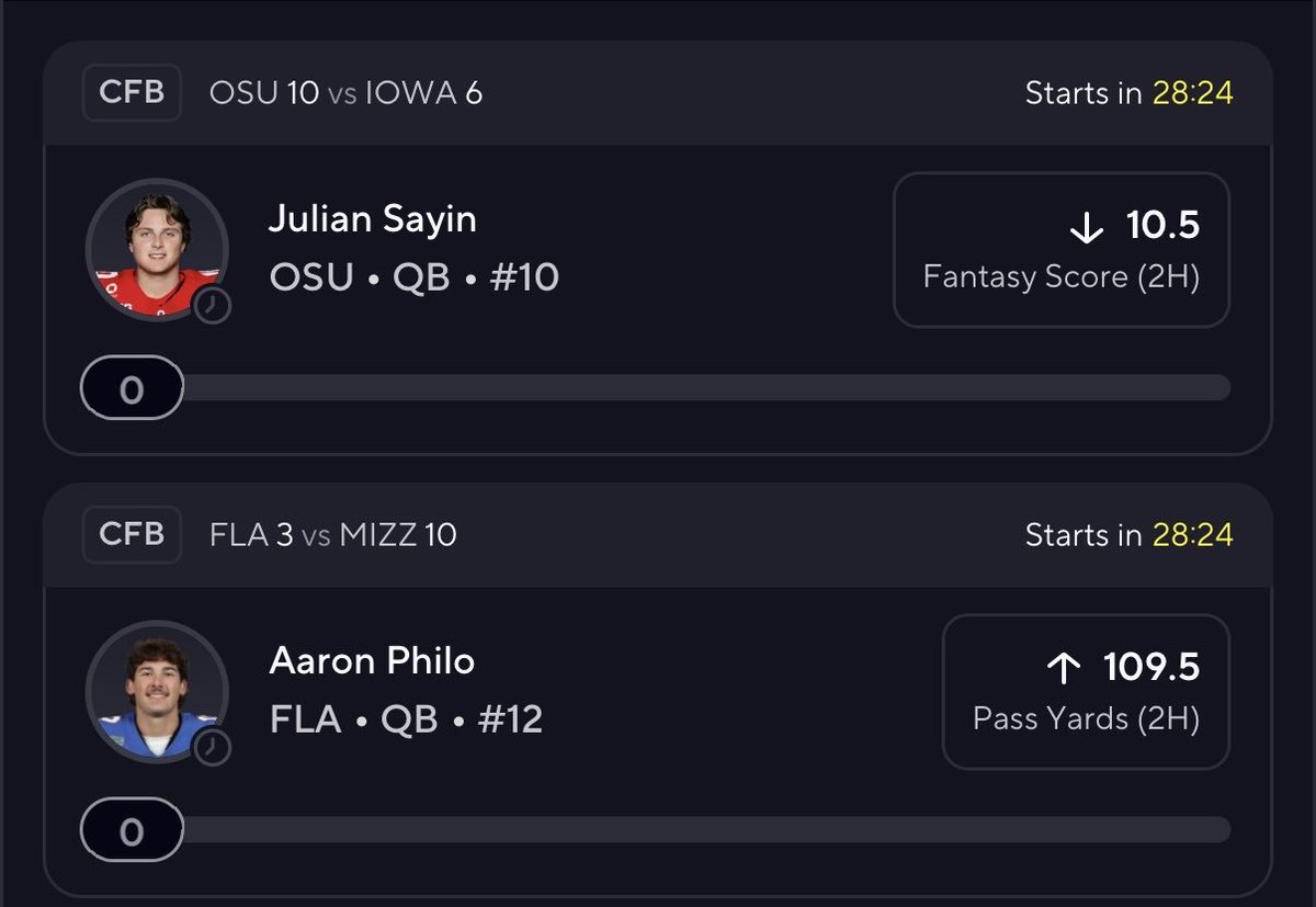 MelissaMeshack's tweet photo. 🏈 CFB 2nd half 2 pick

#prizepicks https://t.co/slAdEkjcRK