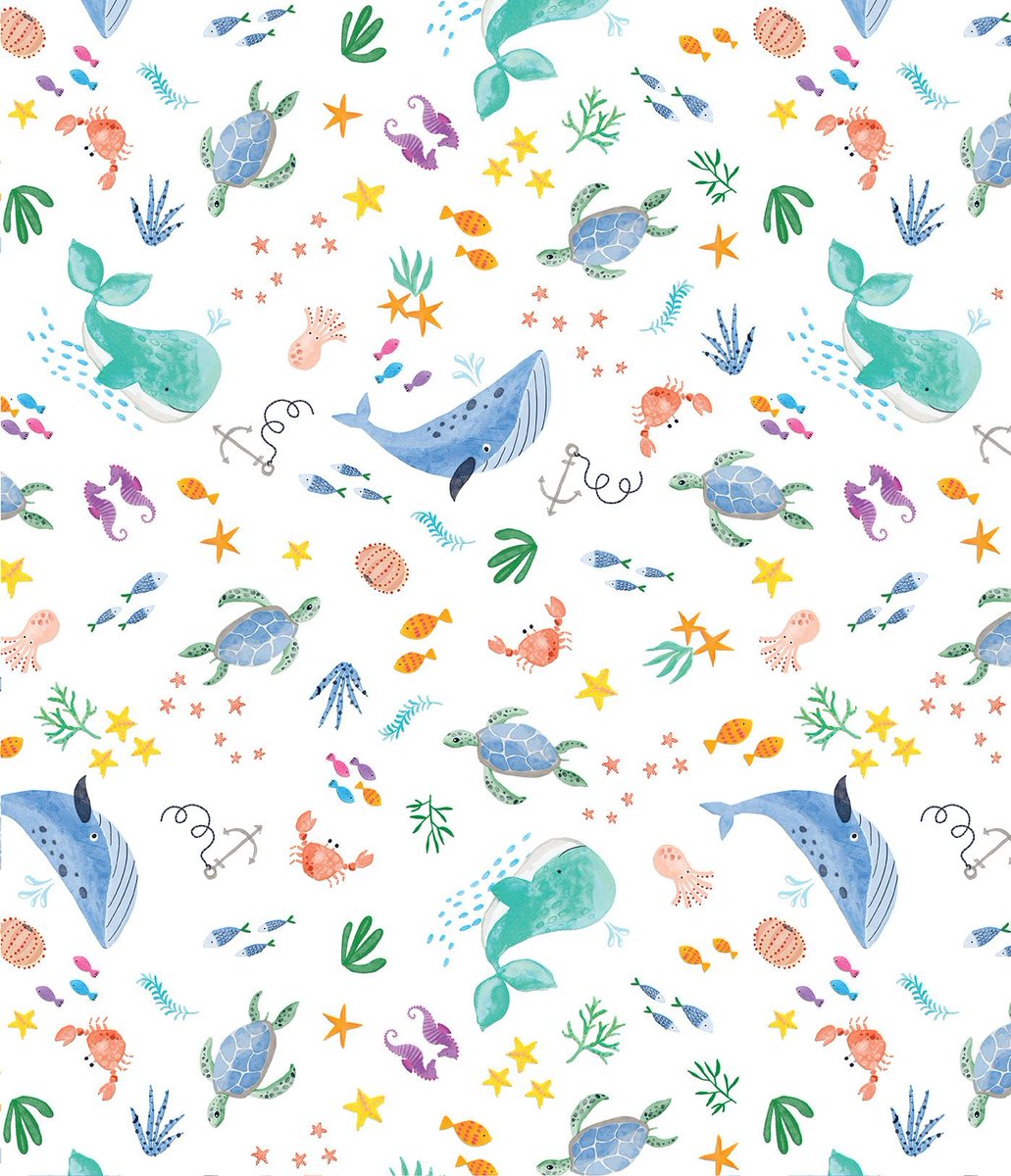 howarths63's tweet photo. Dive in and swim alongside #turtles, #whales, and #dolphins in this exciting new fabric collection! Featuring a #large pictorial panel, a stylish border print, #sweet #starfish, #seashells, playful #bubbles, and a delightful array of #underwater #friends. https://t.co/mWQ3QnYpSq https://t.co/0PGExELfs2