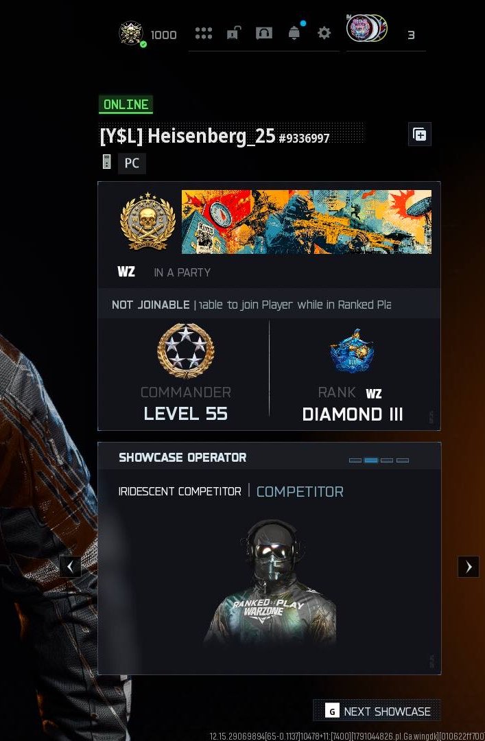 iplaywzranked's tweet photo. Full rage please please lols do something bout this mans TPM 
@Parasite 
@Swagg 
@AverageJoeWo 
@DiazBiffle 
#wzrank #cheaters #ragehack #codwz https://t.co/RyqlzFgQZo