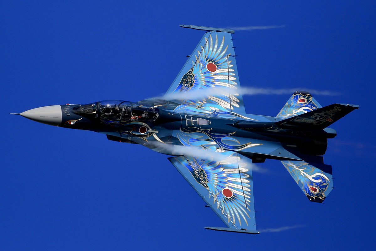 T3_8957A's tweet photo. 改めて松島F2スペマ" あいぴー "の編集版
快晴の青空に映える機体で行った甲斐があった
第21飛行隊50周年おめでとうございます🎉
#松島基地
#第21飛行隊 https://t.co/sEsU7n2ToH