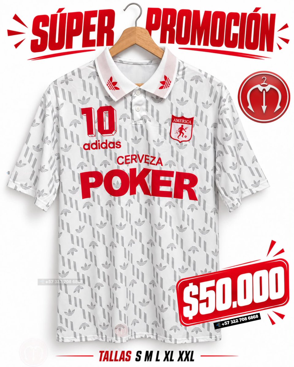 MegaStore_Co's tweet photo. Retro Adidas 1995👺
‼️Súper Promo hasta mañana⚠️
Tallas S M L XL XXL
La del Pibe del Barrio obrero.👷🏼‍♂️🔟

Se vienen los Cuadrangulares.🏆

📲Pide nuestro Catálogo
📲 +57 322 7086868

Domicilios y envíos para toda Colombia 🇨🇴 
Hacemos envíos a 🇺🇸💵 y Europa 💶 https://t.co/iXzF21uSQt
