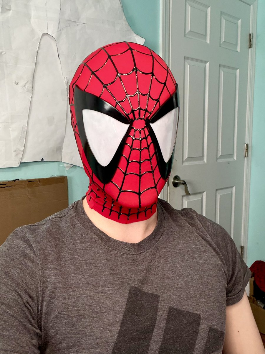 ParkerPeterPete's tweet photo. Mask almost done https://t.co/vS8TfwKrzI