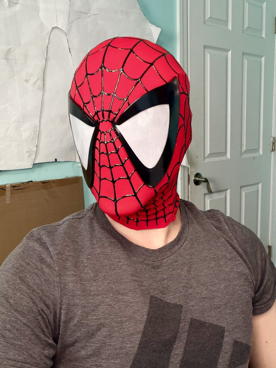 ParkerPeterPete's tweet photo. Mask almost done https://t.co/vS8TfwKrzI