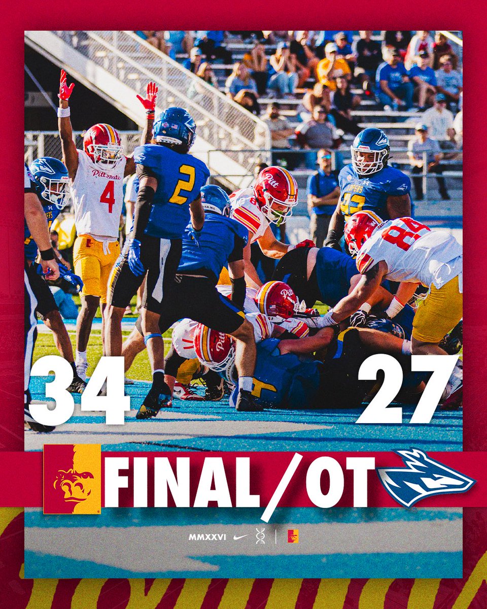 GorillasFB's tweet photo. FINAL/OT ‼️‼️ GORILLAS WIN IT  34 - 27 AGAINST THE LOPERS IN OVERTIME 🦍

#OWNIT // #KOJ // #OAGAAG https://t.co/vw4WE7ZPAs