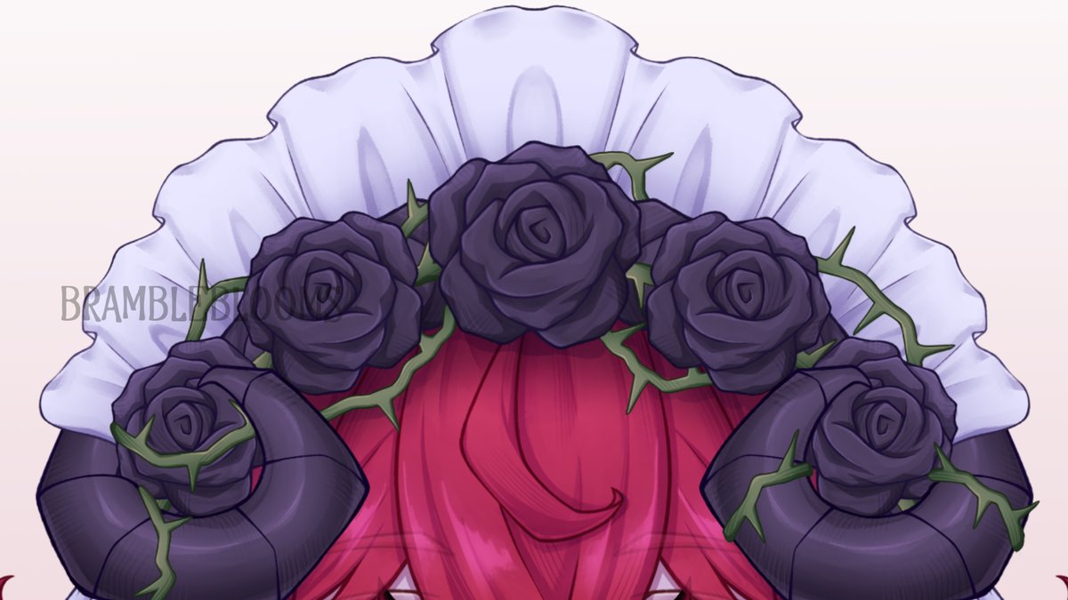 BrambleBlooms's tweet photo. Tried a slightly different style of shading for this one! 🥀🐏 https://t.co/nEQ0GerBY1