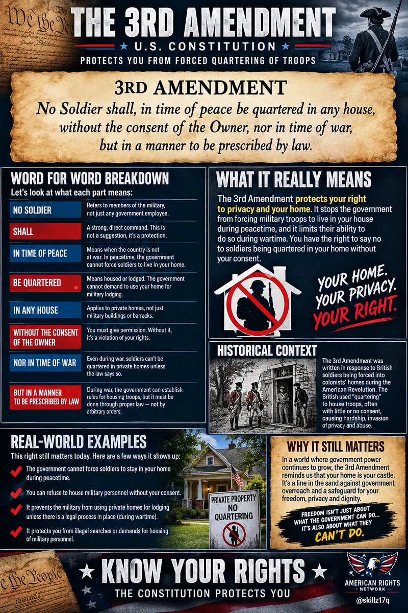 skillz17q's tweet photo. 3RD AMENDMENT https://t.co/wQr7AGGoMO